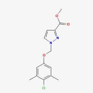 methyl 1-[(4-chloro-3,5-dimethylphenoxy)methyl]-1H-pyrazole-3-carboxylate