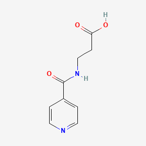 3-(Pyridin-4-ylformamido)propanoic acid