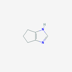 molecular formula C6H8N2 B2476553 1,4,5,6-Tetrahydrocyclopenta[d]imidazol CAS No. 10442-94-1