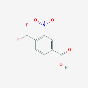4-(Difluoromethyl)-3-nitrobenzoic acid