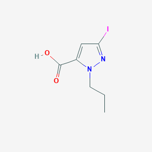 5-Iodo-2-propylpyrazole-3-carboxylic acid