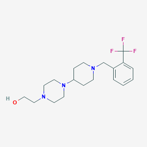 2-(4-{1-[2-(Trifluoromethyl)benzyl]piperidin-4-yl}piperazin-1-yl)ethanol