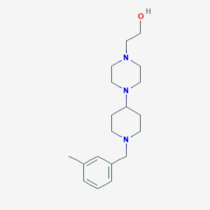 2-{4-[1-(3-Methylbenzyl)piperidin-4-yl]piperazin-1-yl}ethanol