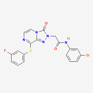 N~3~-(4-fluorobenzyl)-3-methyl-N~1~-(3,4,5-trimethoxyphenyl)piperidine-1,3-dicarboxamide