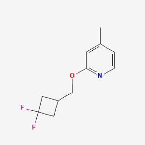 2-[(3,3-Difluorocyclobutyl)methoxy]-4-methylpyridine