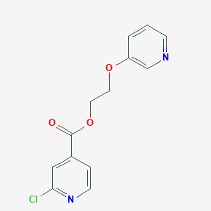 2-Pyridin-3-yloxyethyl 2-chloropyridine-4-carboxylate