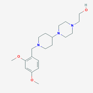 2-{4-[1-(2,4-Dimethoxybenzyl)-4-piperidinyl]-1-piperazinyl}ethanol