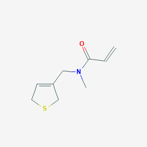 molecular formula C9H13NOS B2476687 N-(2,5-Dihydrothiophen-3-ylmethyl)-N-methylprop-2-enamide CAS No. 2224507-78-0
