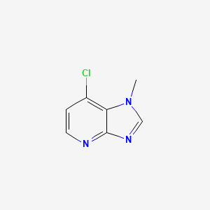 molecular formula C7H6ClN3 B2476718 7-氯-1-甲基-1h-咪唑并[4,5-b]吡啶 CAS No. 83472-67-7