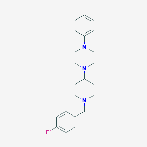 1-[1-(4-Fluorobenzyl)piperidin-4-yl]-4-phenylpiperazine