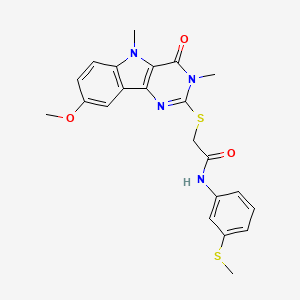 N-ethyl-1-{[5-(4-methoxybenzoyl)-1-methyl-4,5,6,7-tetrahydro-1H-pyrazolo[4,3-c]pyridin-3-yl]carbonyl}piperidine-4-carboxamide