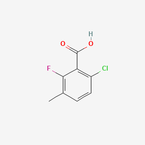 molecular formula C8H6ClFO2 B2476789 6-Chloro-2-fluoro-3-methylbenzoic acid CAS No. 32890-90-7
