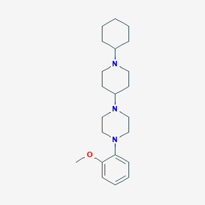 1-(1-Cyclohexylpiperidin-4-yl)-4-(2-methoxyphenyl)piperazine