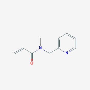molecular formula C10H12N2O B2476818 N-methyl-N-(pyridin-2-ylmethyl)prop-2-enamide CAS No. 1156153-23-9