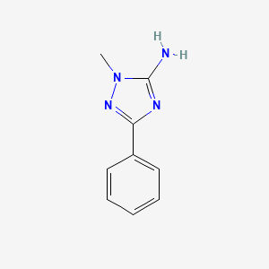 molecular formula C9H10N4 B2476826 1-甲基-3-苯基-1H-1,2,4-三唑-5-胺 CAS No. 3357-30-0