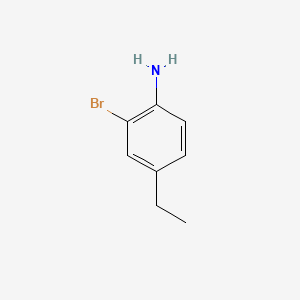 molecular formula C8H10BrN B2476837 2-溴-4-乙基苯胺 CAS No. 38678-86-3