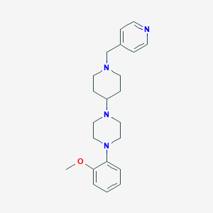 1-(2-Methoxyphenyl)-4-[1-(pyridin-4-ylmethyl)piperidin-4-yl]piperazine