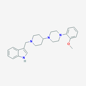 3-({4-[4-(2-methoxyphenyl)piperazin-1-yl]piperidin-1-yl}methyl)-1H-indole