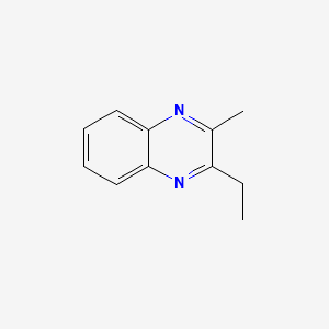 molecular formula C11H12N2 B2476875 2-Ethyl-3-methylquinoxaline CAS No. 37920-99-3