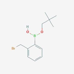 molecular formula C12H18BBrO2 B2476881 Neopentyl hydrogen (2-(bromomethyl)phenyl)boronate CAS No. 441011-76-3