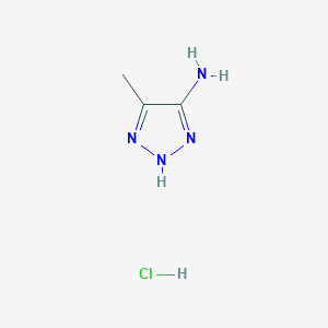 B2476999 4-methyl-1H-1,2,3-triazol-5-amine hydrochloride CAS No. 60419-74-1
