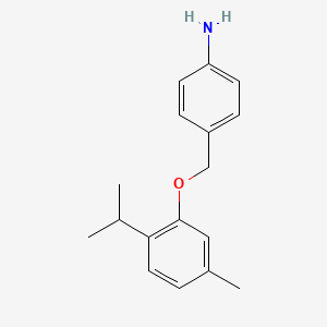 4-[(2-Isopropyl-5-methylphenoxy)methyl]aniline