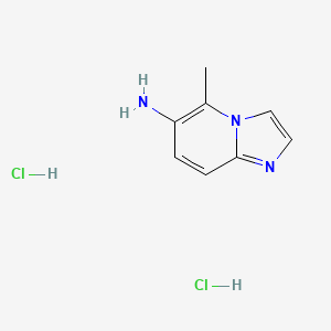 molecular formula C8H11Cl2N3 B2477028 5-Metilimidazo[1,2-a]piridin-6-amina dihidrocloruro CAS No. 1706432-03-2