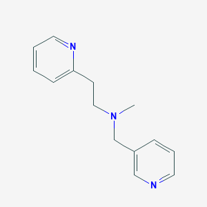 N-methyl-2-(pyridin-2-yl)-N-(pyridin-3-ylmethyl)ethanamine