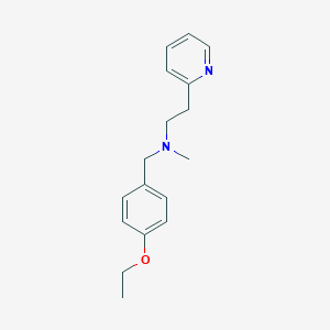 molecular formula C17H22N2O B247708 N-(4-ethoxybenzyl)-N-methyl-2-(2-pyridinyl)ethanamine 
