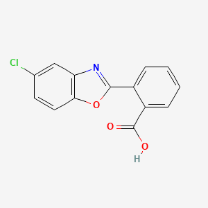 2-(5-Chloro-1,3-benzoxazol-2-yl)benzoic acid