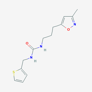 1-(3-(3-Methylisoxazol-5-yl)propyl)-3-(thiophen-2-ylmethyl)urea