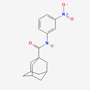 molecular formula C17H20N2O3 B2477095 N-(3-硝基苯基)金刚烷-1-甲酰胺 CAS No. 121768-32-9