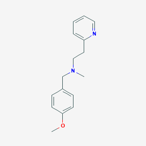 molecular formula C16H20N2O B247711 N-(4-methoxybenzyl)-N-methyl-2-(2-pyridinyl)ethanamine 