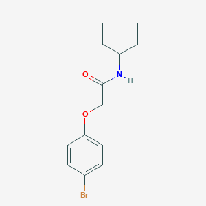 2-(4-bromophenoxy)-N-(pentan-3-yl)acetamide