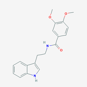 molecular formula C19H20N2O3 B247714 N-[2-(1H-indol-3-yl)ethyl]-3,4-dimethoxybenzamide 