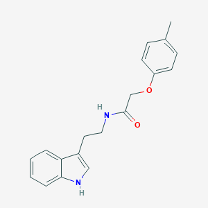 molecular formula C19H20N2O2 B247716 N-[2-(1H-indol-3-yl)ethyl]-2-(4-methylphenoxy)acetamide 