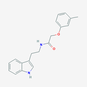 molecular formula C19H20N2O2 B247717 N-[2-(1H-Indol-3-yl)-ethyl]-2-m-tolyloxy-acetamide 