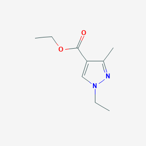molecular formula C9H14N2O2 B2477186 1-乙基-3-甲基-1H-吡唑-4-羧酸乙酯 CAS No. 1451192-48-5