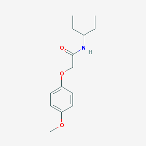 N-(1-ethylpropyl)-2-(4-methoxyphenoxy)acetamide