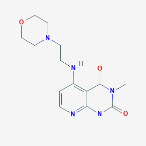 1,3-dimethyl-5-((2-morpholinoethyl)amino)pyrido[2,3-d]pyrimidine-2,4(1H,3H)-dione