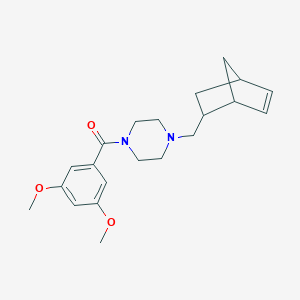 1-(Bicyclo[2.2.1]hept-5-en-2-ylmethyl)-4-(3,5-dimethoxybenzoyl)piperazine