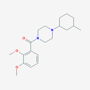 molecular formula C20H30N2O3 B247728 1-(2,3-Dimethoxybenzoyl)-4-(3-methylcyclohexyl)piperazine 