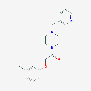 molecular formula C19H23N3O2 B247731 1-(4-Pyridin-3-ylmethyl-piperazin-1-yl)-2-m-tolyloxy-ethanone 