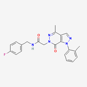 N-(4-fluorobenzyl)-2-(4-methyl-7-oxo-1-(o-tolyl)-1H-pyrazolo[3,4-d]pyridazin-6(7H)-yl)acetamide