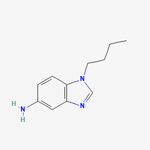 molecular formula C11H15N3 B2477340 1-butyl-1H-benzimidazol-5-amine CAS No. 73857-61-1