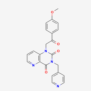 1-(2-(4-methoxyphenyl)-2-oxoethyl)-3-(pyridin-4-ylmethyl)pyrido[3,2-d]pyrimidine-2,4(1H,3H)-dione