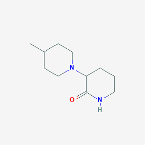 molecular formula C11H20N2O B2477348 4-Methyl-[1,3'-bipiperidine]-2'-one CAS No. 2097865-82-0