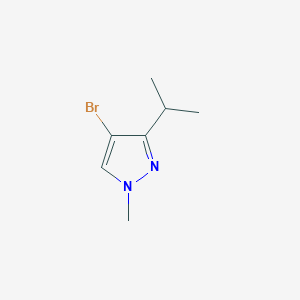 molecular formula C7H11BrN2 B2477360 4-bromo-1-methyl-3-(propan-2-yl)-1H-pyrazole CAS No. 1503567-56-3