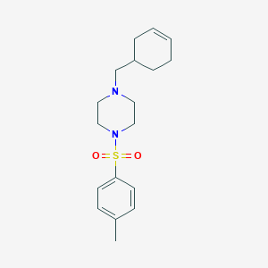 molecular formula C18H26N2O2S B247737 1-(3-Cyclohexen-1-ylmethyl)-4-[(4-methylphenyl)sulfonyl]piperazine 