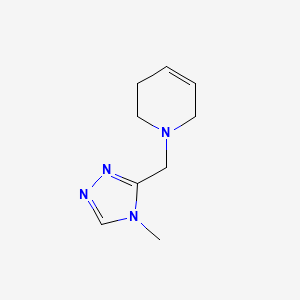 1-[(4-methyl-4H-1,2,4-triazol-3-yl)methyl]-1,2,3,6-tetrahydropyridine